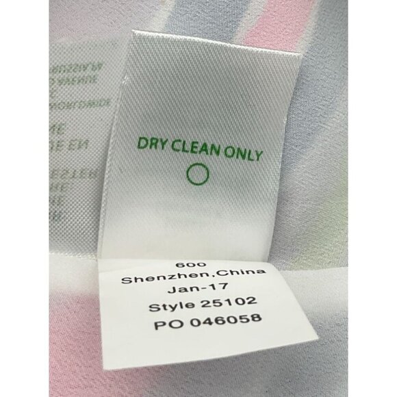 Lilly Pulitzer Zanna Silk Adj. Spaghetti Strap Dress Indigo Sea Dreamin Medium - Picture 8 of 8